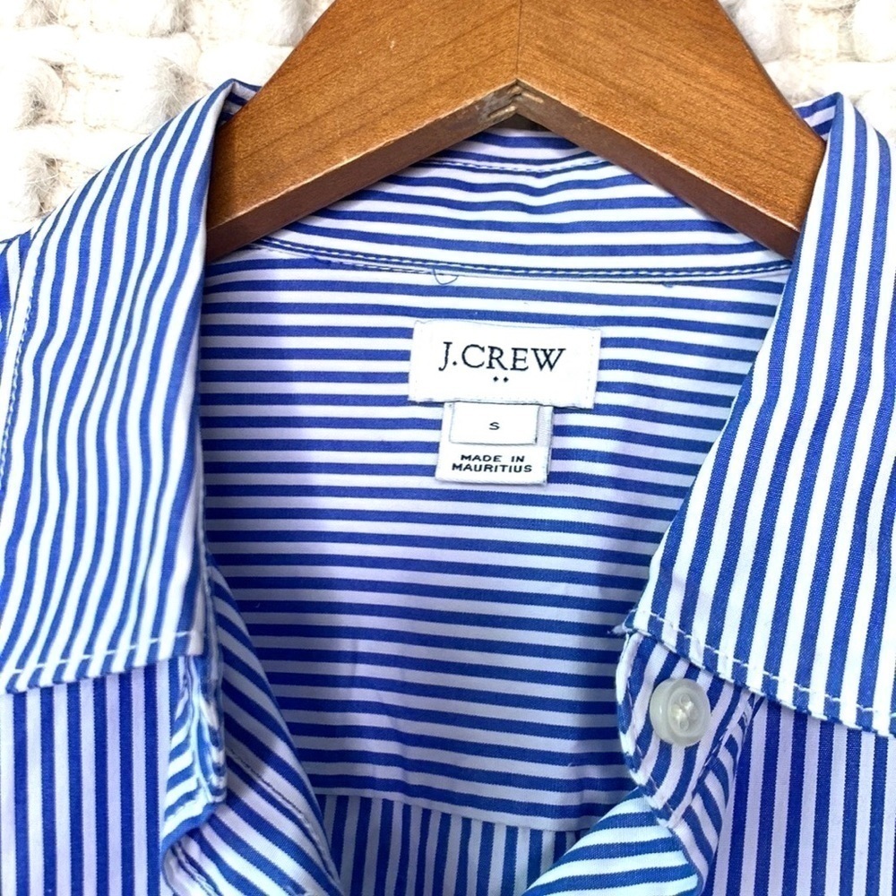 J Crew Striped Fitted Button Down Long Sleeve Shi… - image 5